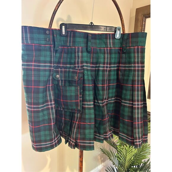 Mens Plaid Kilt Size 48 - Picture 3 of 8
